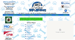 Desktop Screenshot of k9sinkahoots.com